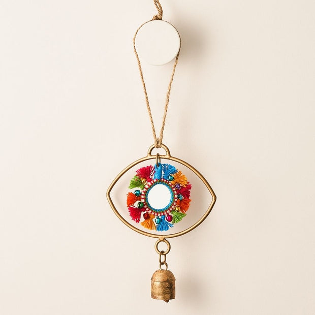 Nandini Bell Eye Chime with Rainbow Mirror lifestyle