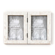  4" X 6" Artemis Pearl Hinged Picture Frame