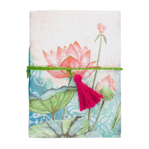 Saraswati Lotus Recycled Cotton Paper Journal
