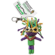 Mardi Gras Kamibashi String Doll Keychain with tags