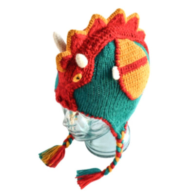 Kids Hand-knit Dragon Hat