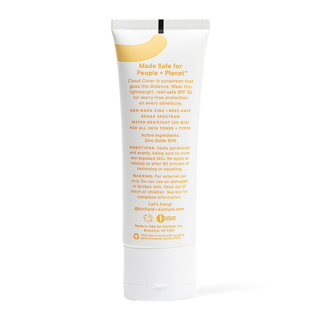 Kinfield Water-Resistant Body Sunscreen SPF back