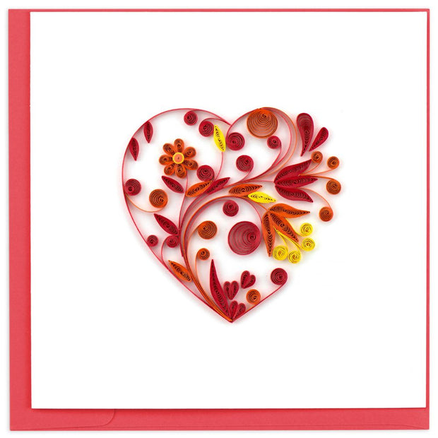 Quilled Heart Greeting Card