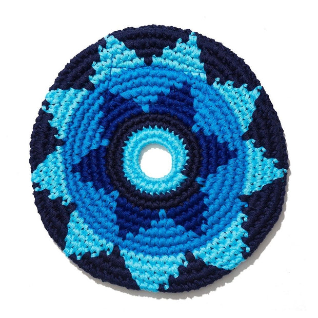 Indoor Hand-Crocheted Frisbee Disc - Nordica
