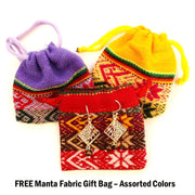 FREE manta fabric gift bag with sterling silver purchase