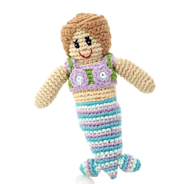 Joy the Mermaid Doll Rattle Toy by Pebble