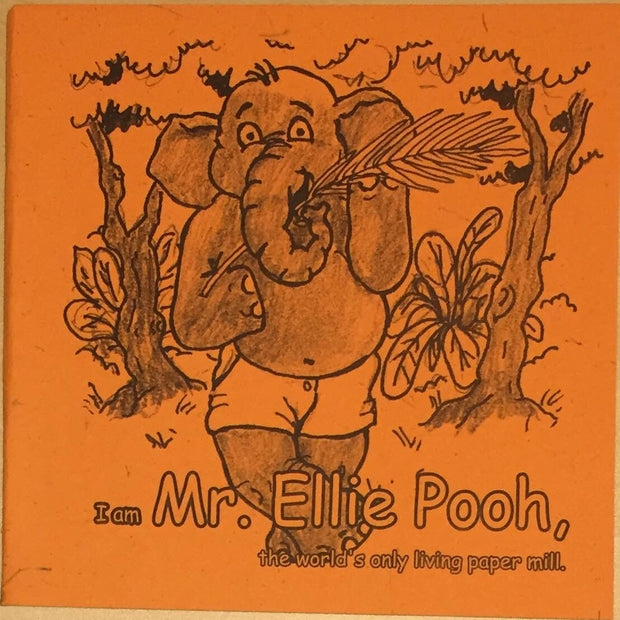 Mr. Ellie Pooh Large Coloring Book Orange