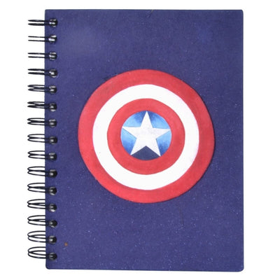 Mr. Ellie Pooh Patriotic Super Soldier Large Notebook Journal