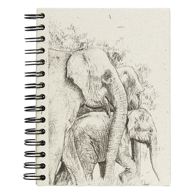 Mr. Ellie Pooh Elephant Sketch Large Notebook Journal Family