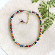 Classic Kantha Strand Necklace styled