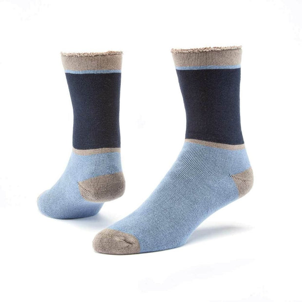 Snuggle Organic Cotton Socks - Navy Blue
