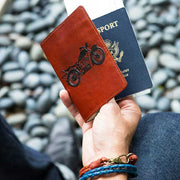 Open Road Leather Passport Cover