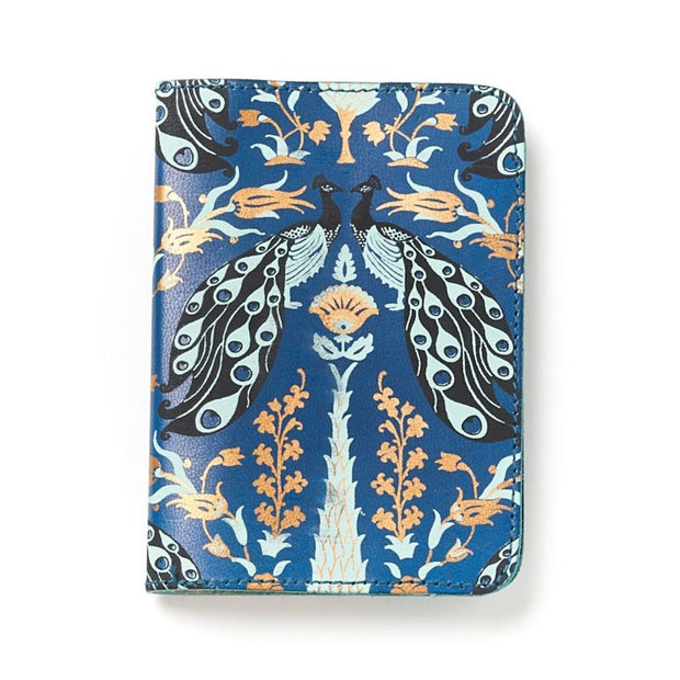Peacocks Leather Passport Cover