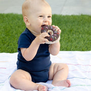 Pebble Child Chocolate Donut Rattle lifestyle