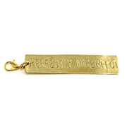 Perfectly Imperfect Brass Charm