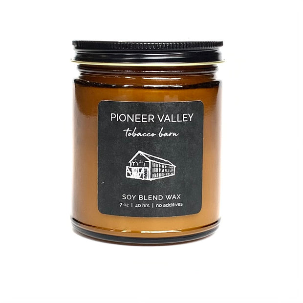 Pioneer Valley Candle in a Glass Jar 7oz - Tobacco Barn