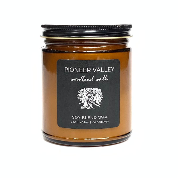 Pioneer Valley Candle in a Glass Jar 7oz - Woodland Walk