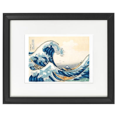 Quilled The Great Wave by Hokusai Framed Art