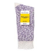 Organic Cotton Ragg Socks - Purple packaging