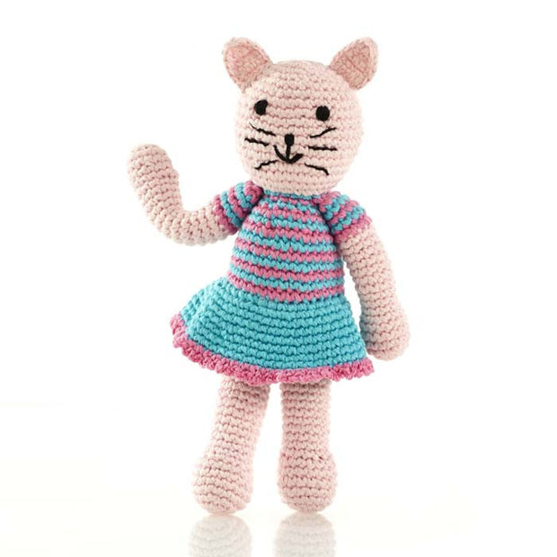 Pebble Girl Cat Rattle Toy