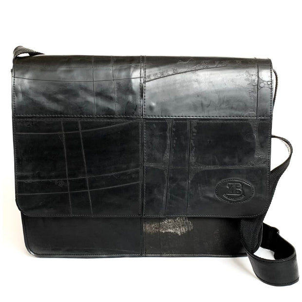 Recycled Rubber Tire Tube Messenger Bag