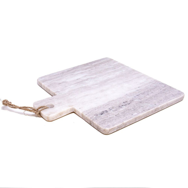 Rectagular Marble Cheese Board with Handle on its side