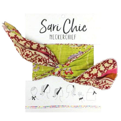 Repurposed Sari Chic Neckerchief packaging