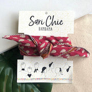 Repurposed Sari Chic Bandana lifestyle