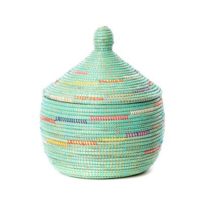 Seaside Spiral Lidded Warming Basket