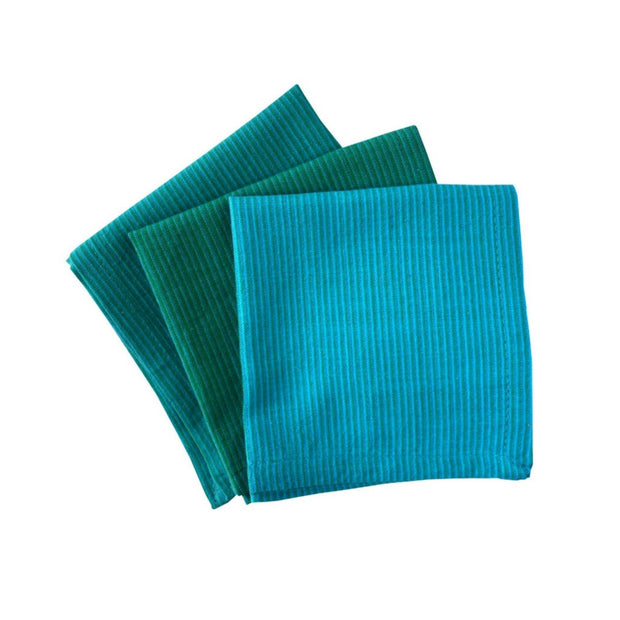 Set of 3 Ultra Soft Cotton Handkerchiefs - Wellington