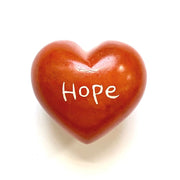 Small Word Soapstone Heart - Hope