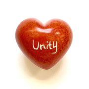 Small Word Soapstone Heart - Unity