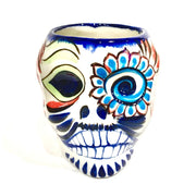 Hand-painted Sugar Skull Ceramic Mug - Design 8