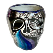 Hand-painted Sugar Skull Ceramic Mug - Design 11
