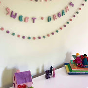 Sweet Dreams Felt Garland Kids' Room Décor lifestyle