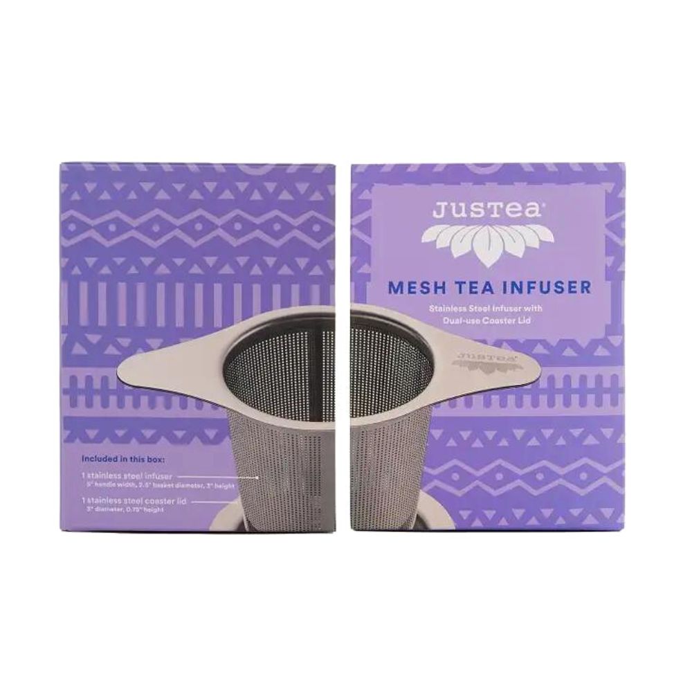 Tea Infuser with Dual-use Coaster Lid – Zee Bee Market LLC