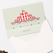 Tower Grove Park Pavilion and Shelter Set of Eight Note Cards - Christmas Edition detail