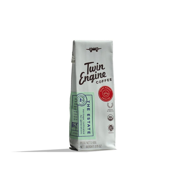 Twin Engine Coffee Co. The Traveler Organic Ground Coffee 2.1oz Pack-Dark Roast