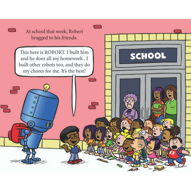 Robert and the Robots Softcover Book