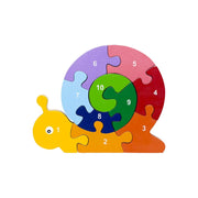 Snail Wooden 1-10 Jigsaw Puzzle