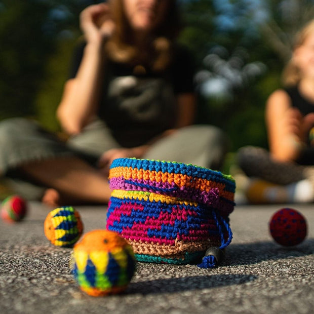 YippiYappa Kit Crocheted Mini Bag Toss Game lifestyle