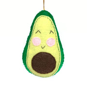 Plush Ornament - Happy Avocado