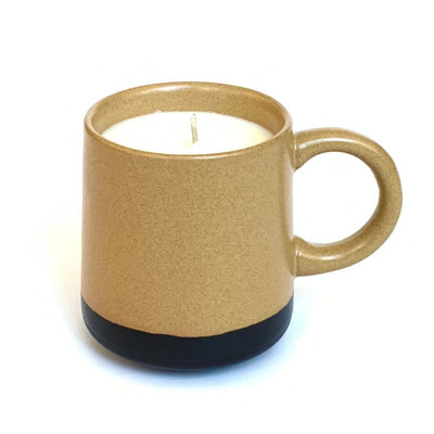 Candle in a Ceramic Mug