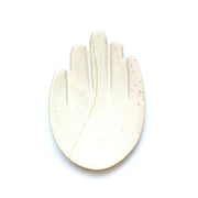 Open Hand Soapstone Dish - Natural