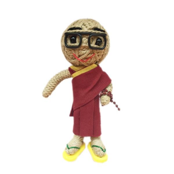 Kamibashi String Doll Keychain - His Holiness the Dalai Lama