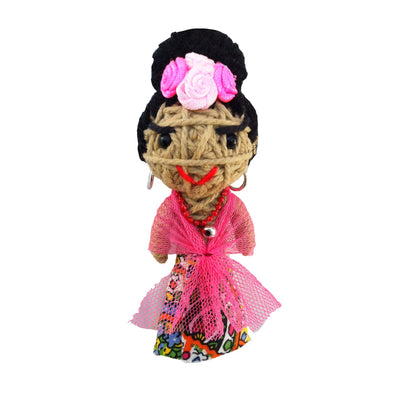 Frida Kahlo Kamibashi String Doll Keychain