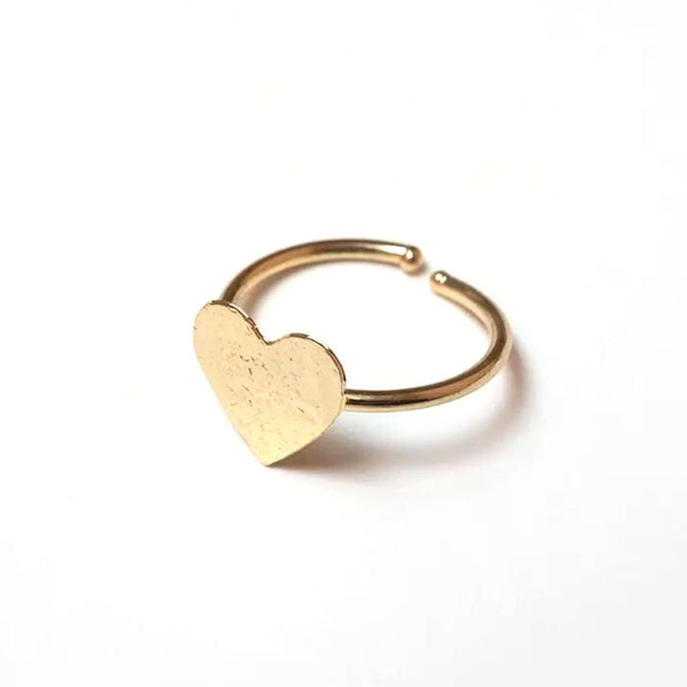 Petite Heart Adjustable Ring